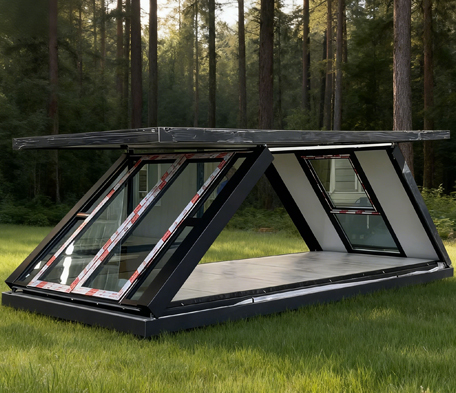 Casa contêiner dobrável tipo Z