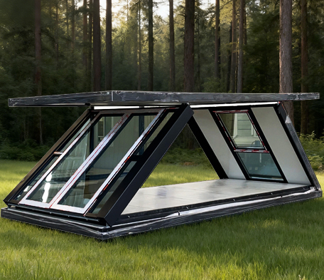 Casa contêiner dobrável tipo Z